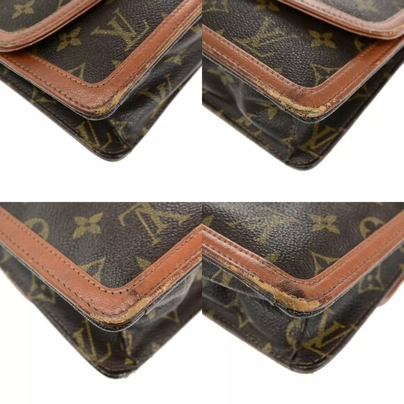 LOUIS VUITTON Pochette Dam PM Clutch Hand Bag Monogram Leather BN - Picture 7 of 16